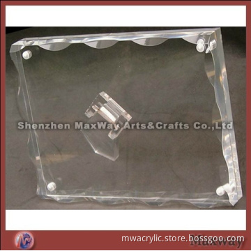 Transparent Desk Top High Grade Acrylic Photo Frame with Fine Design